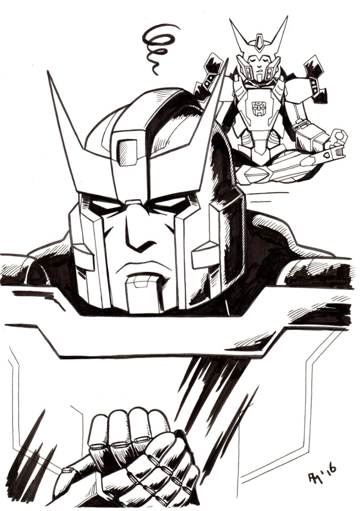 Трансформеры MTMTE раскраска