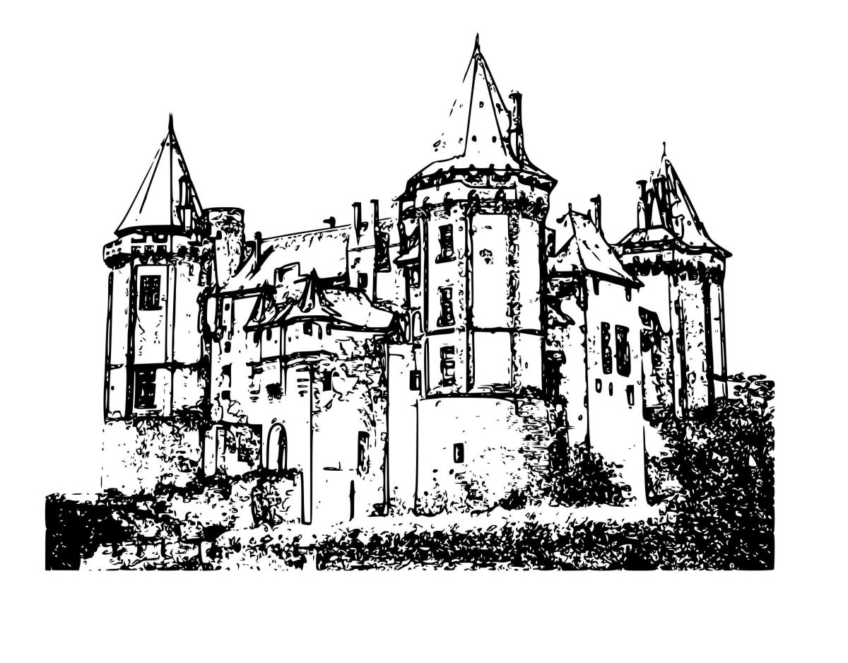 Карлштейн замок вектор