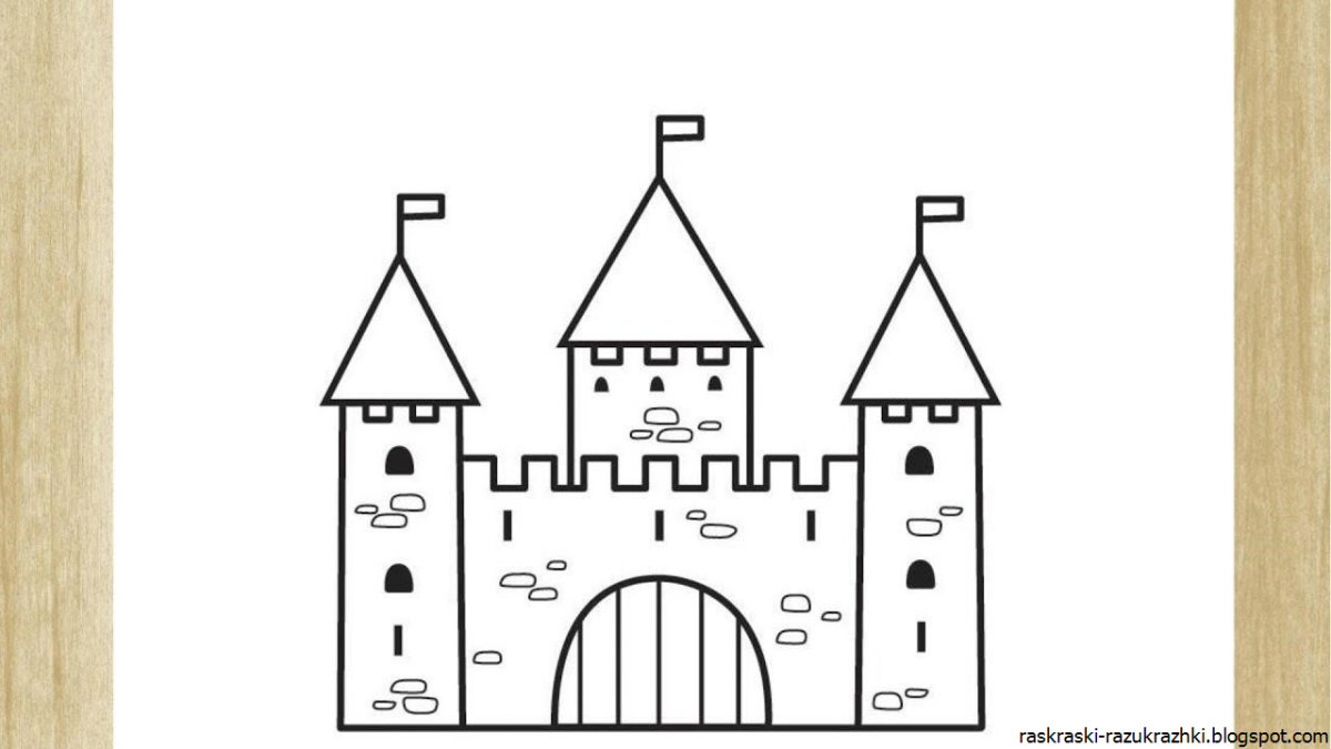 Несвижский замок черно белый