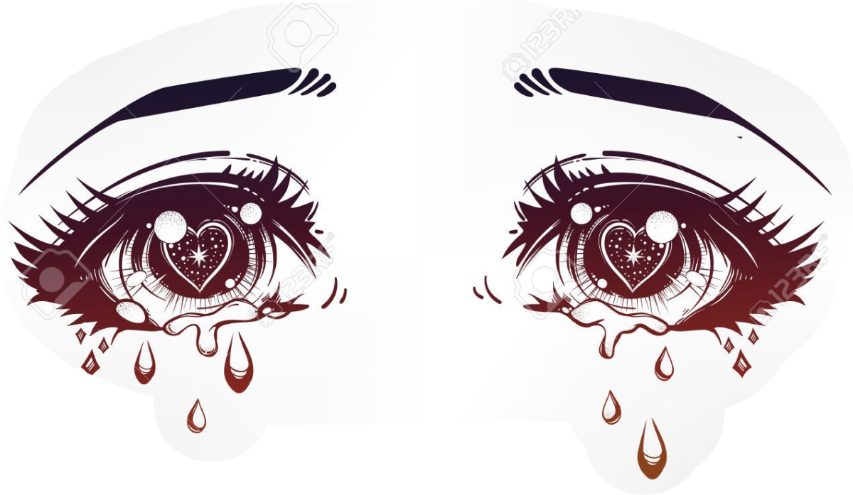 Аниме глаза тату