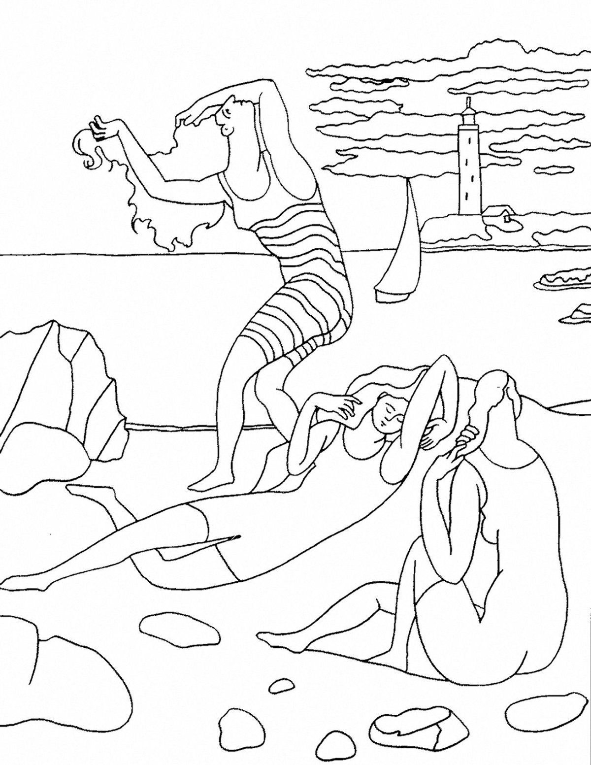 Линеарные рисунки Пикассо