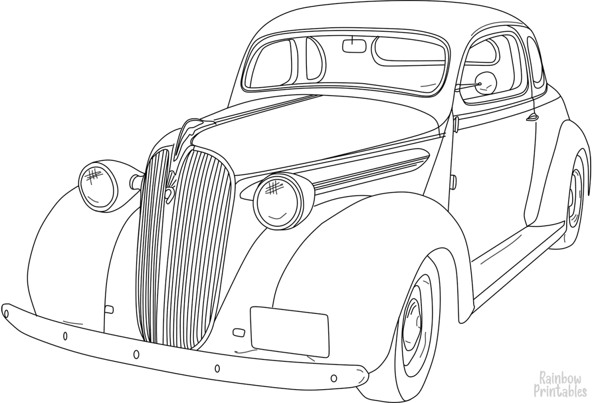 Разукрашка Фольксваген Жук