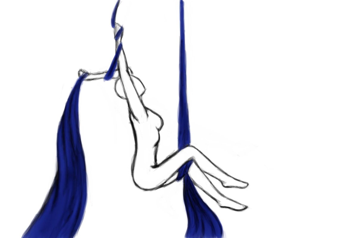 Раскраска девочка гимнастка для детей