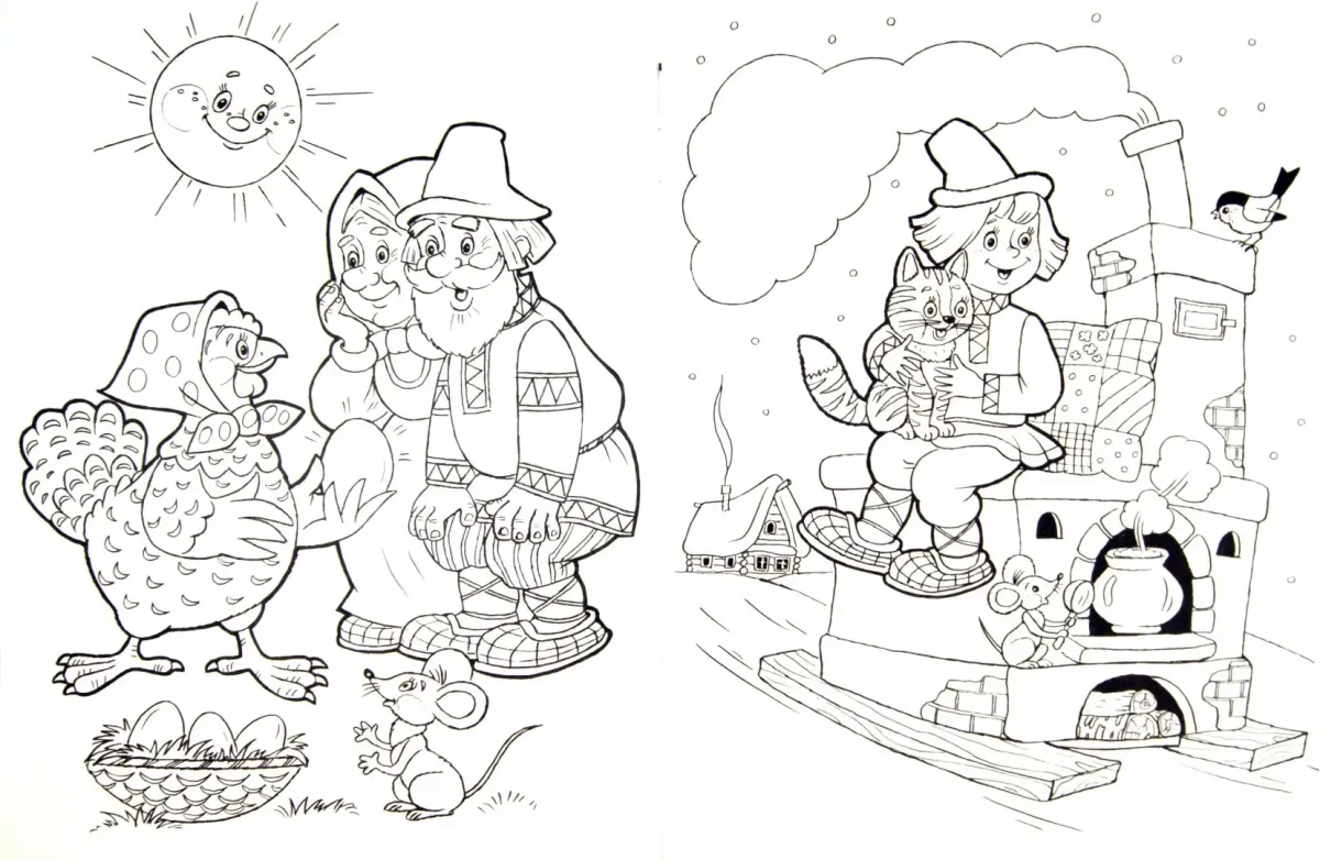 Русские народные сказки лиса и волк