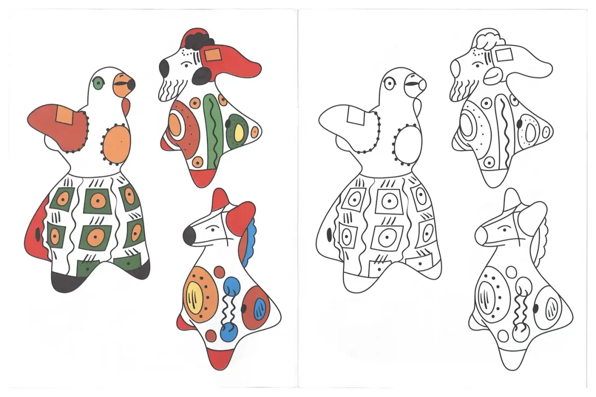 Полхов-Майданская Матрешка раскраска