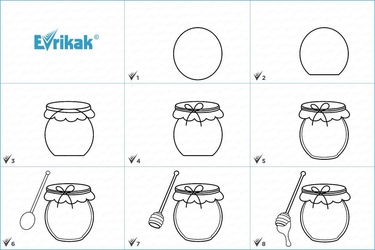 Медвежонок с бочкой меда раскраска