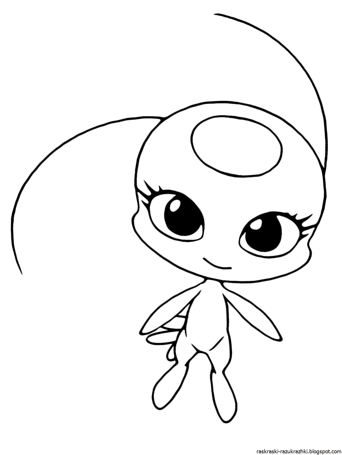 Маринет разукрашка