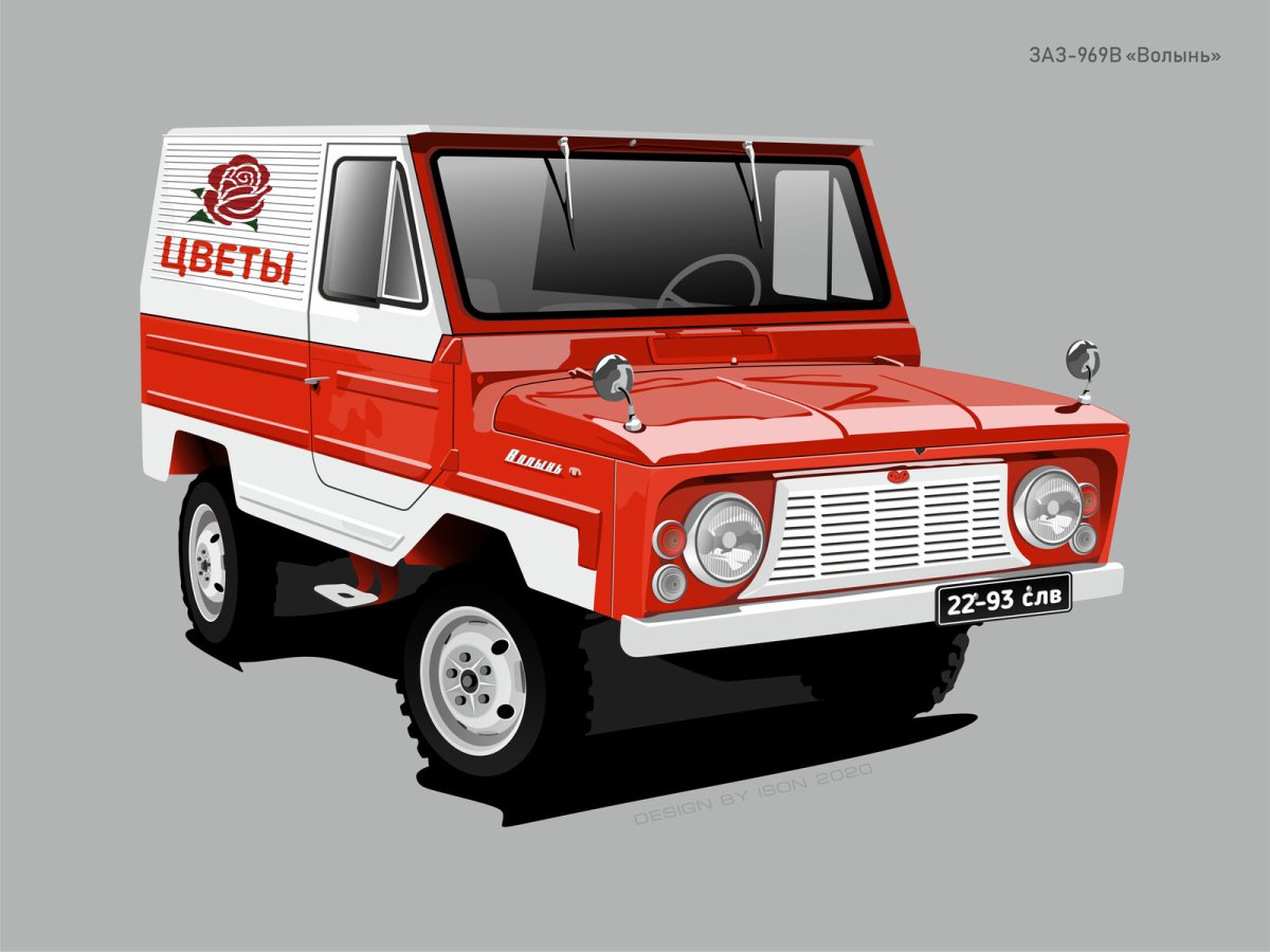 ЛУАЗ 969м габариты кузова