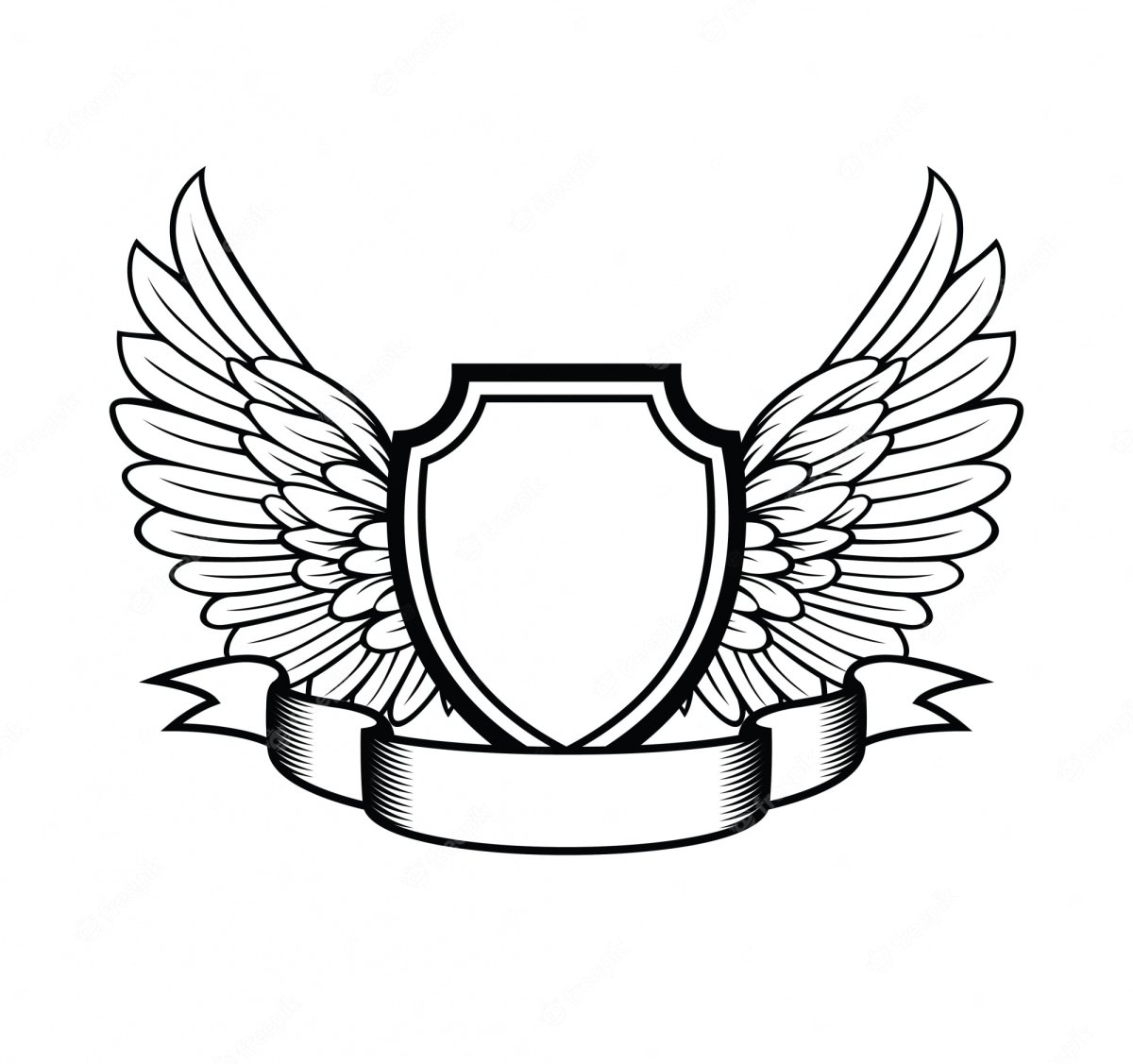 Герб трафарет