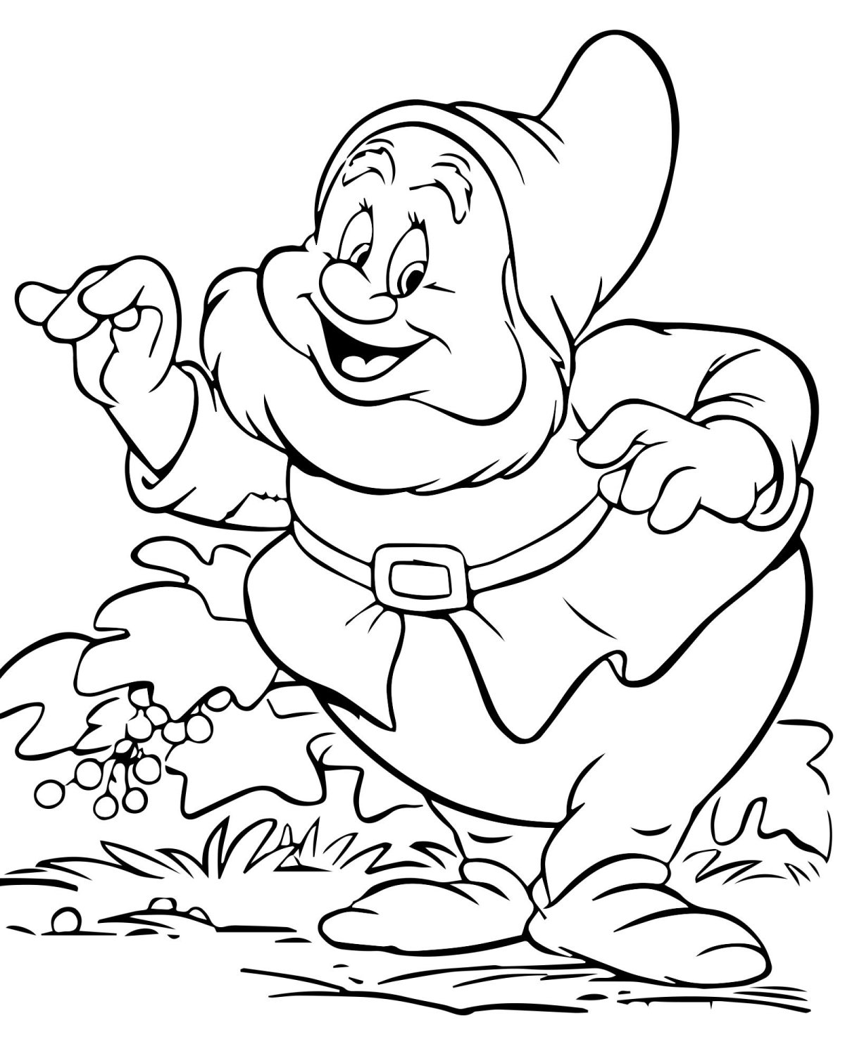 Белоснежка Дисней Гном весельчак