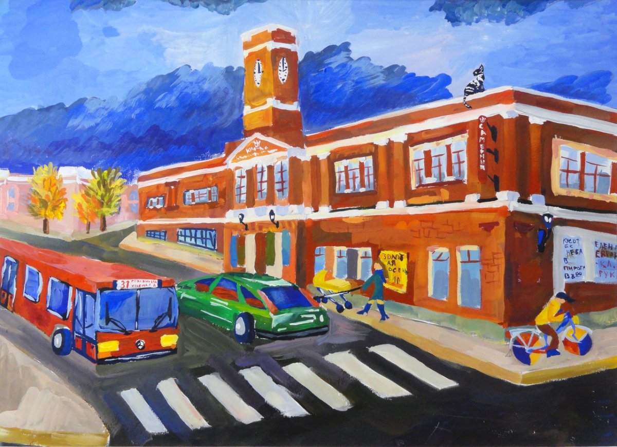 Рисунок города Череповца