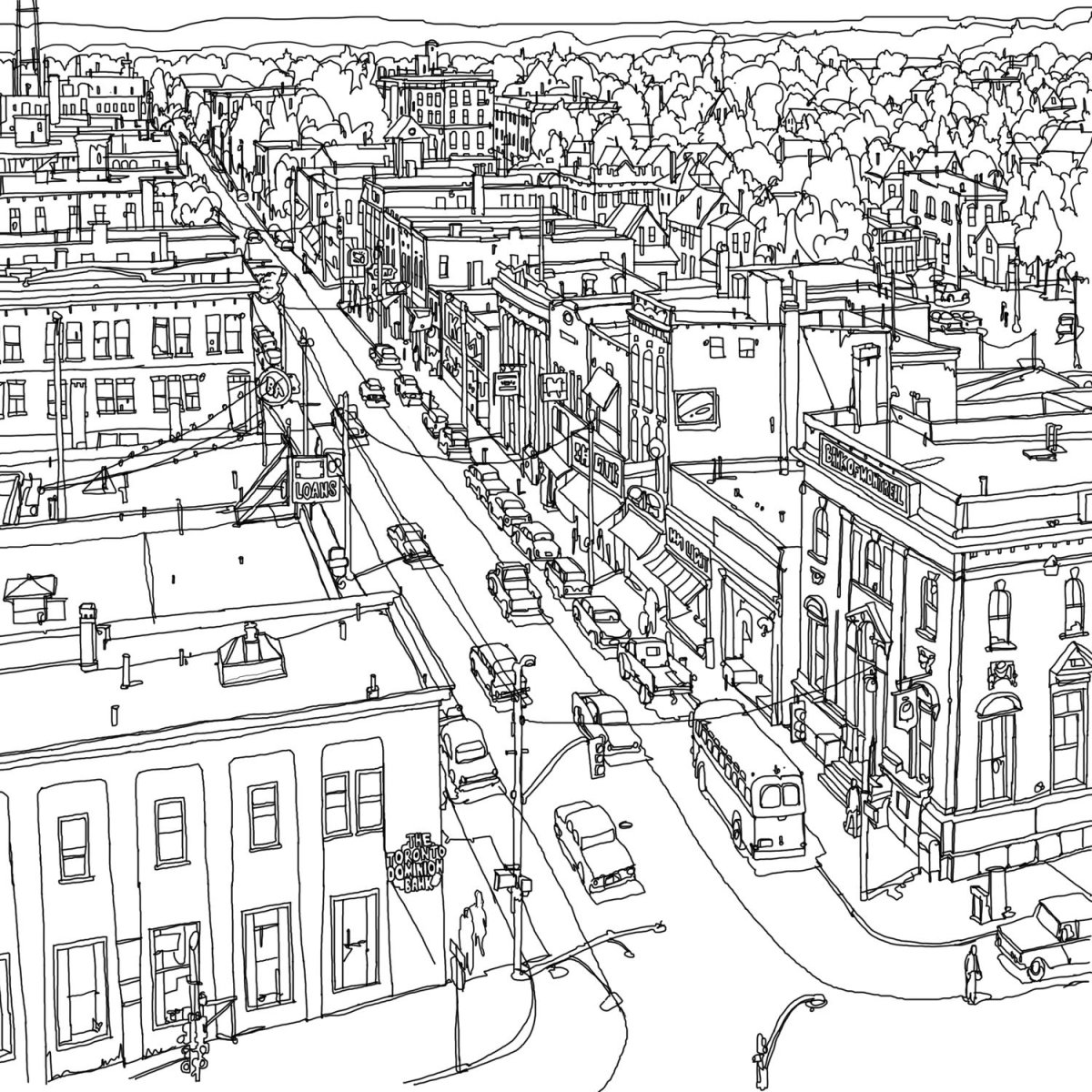 Наброски тверских зданий