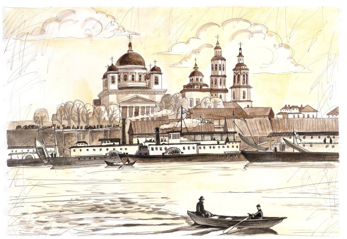 Город рисунок