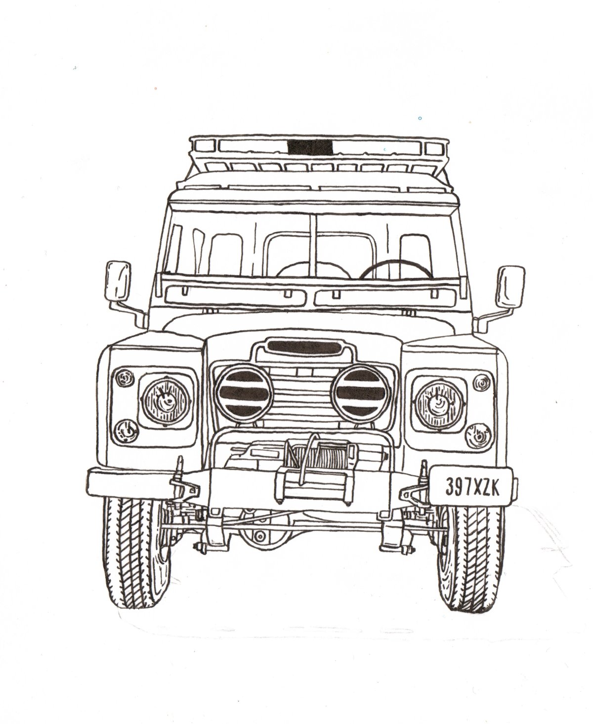 Land Rover Defender эмблема