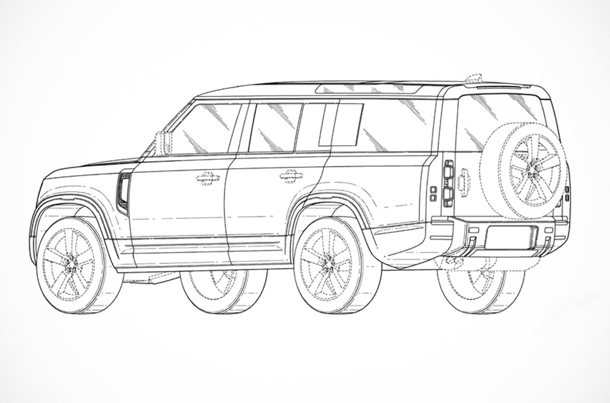 Скетчи Land Rover Defender