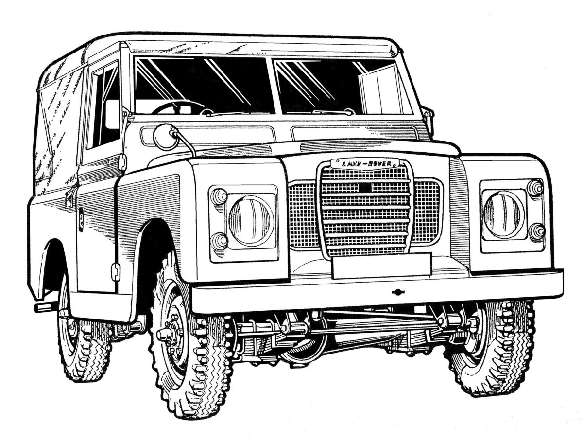 Чертежи рамы Land Rover Defender