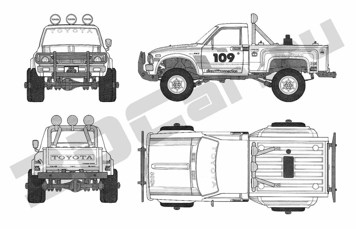 Раскраска "Джипы"
