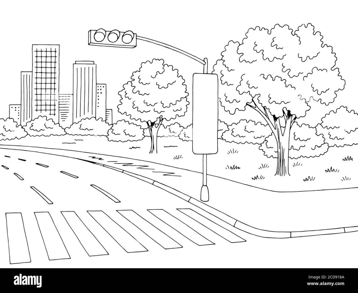 Раскраски в дорогу