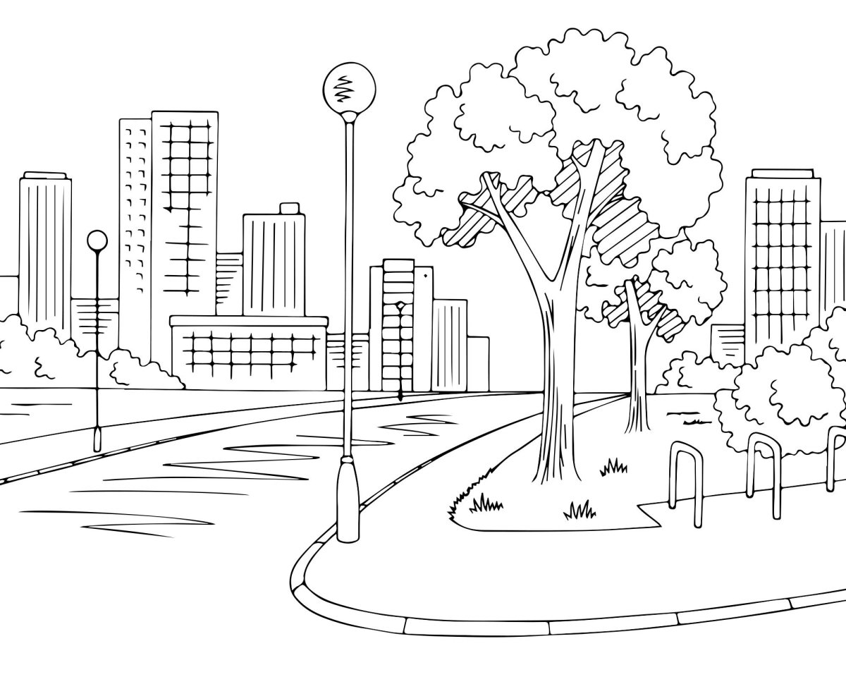 Дорожные ловушки раскраски