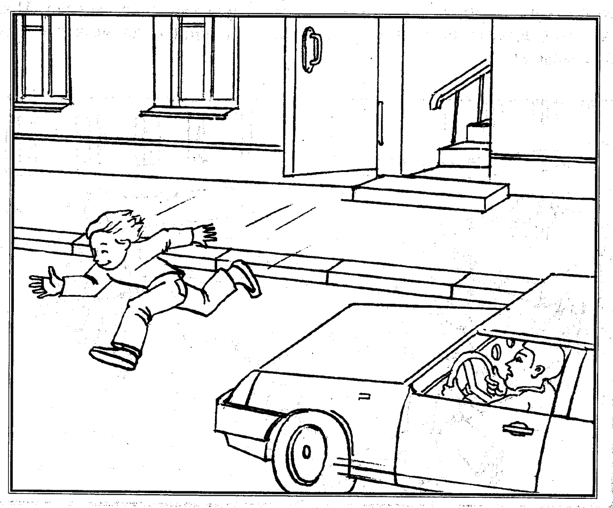 Парк карандашом в цвете