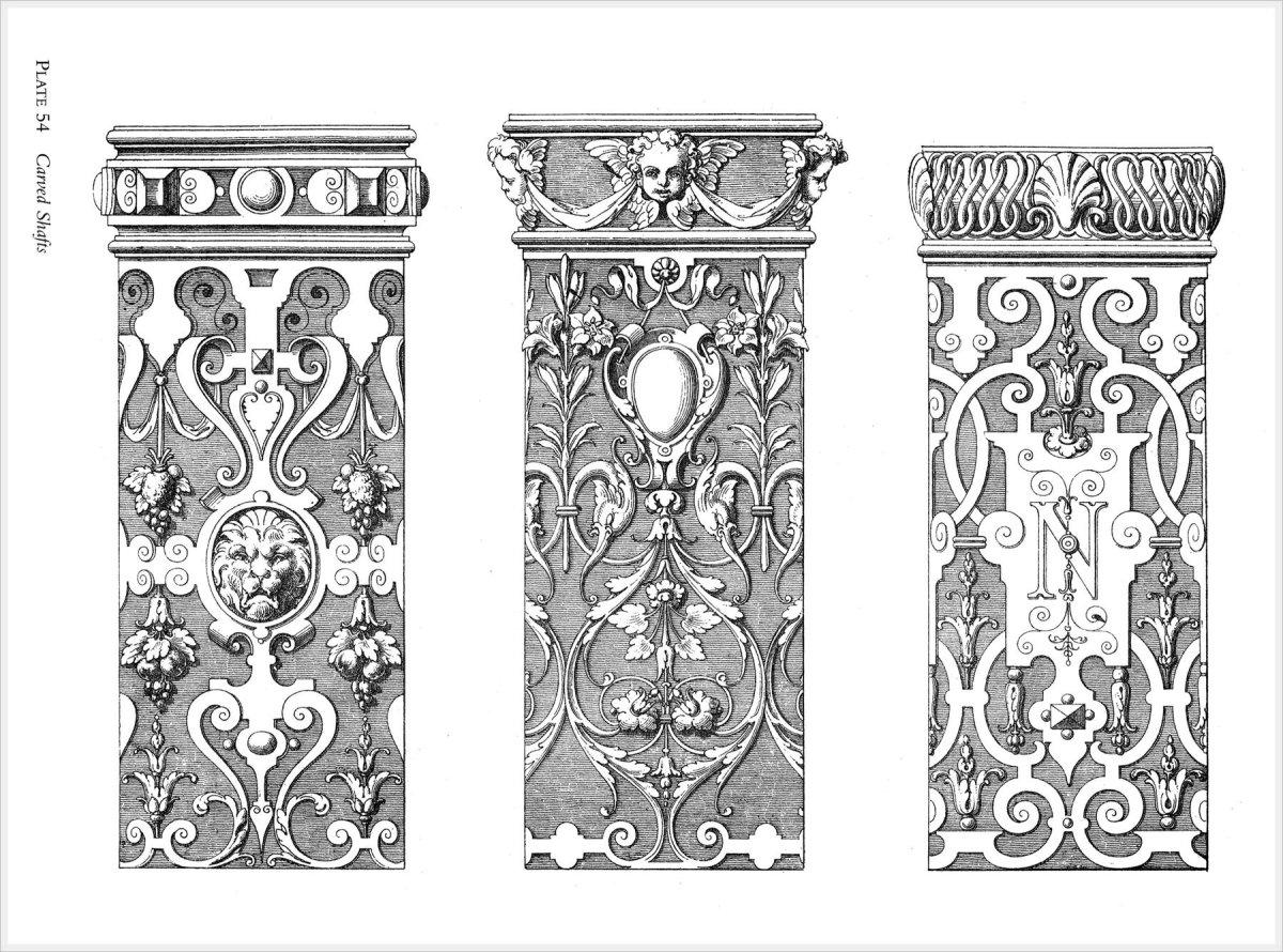 Арабески орнамент рококо