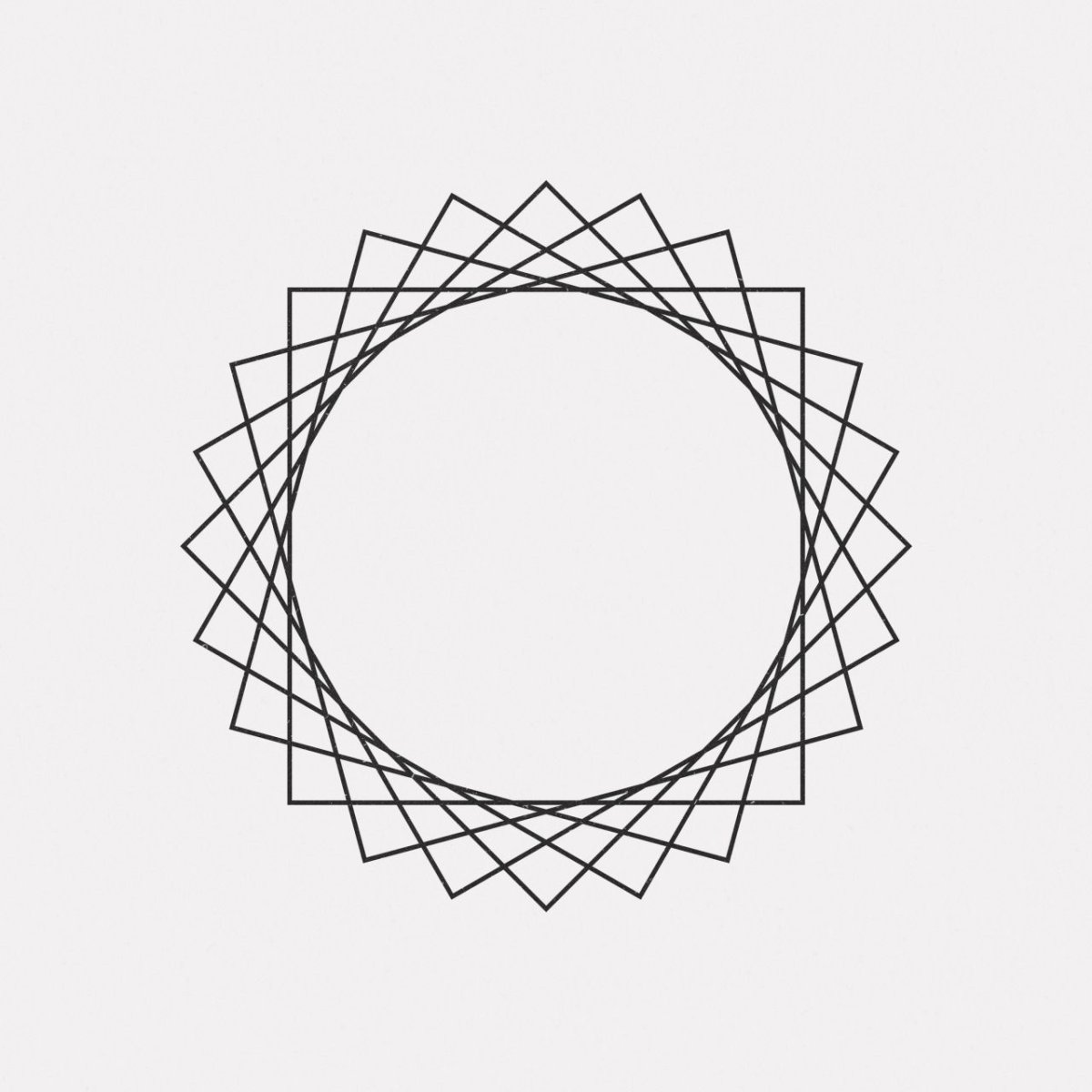 Круговой геометрический узор