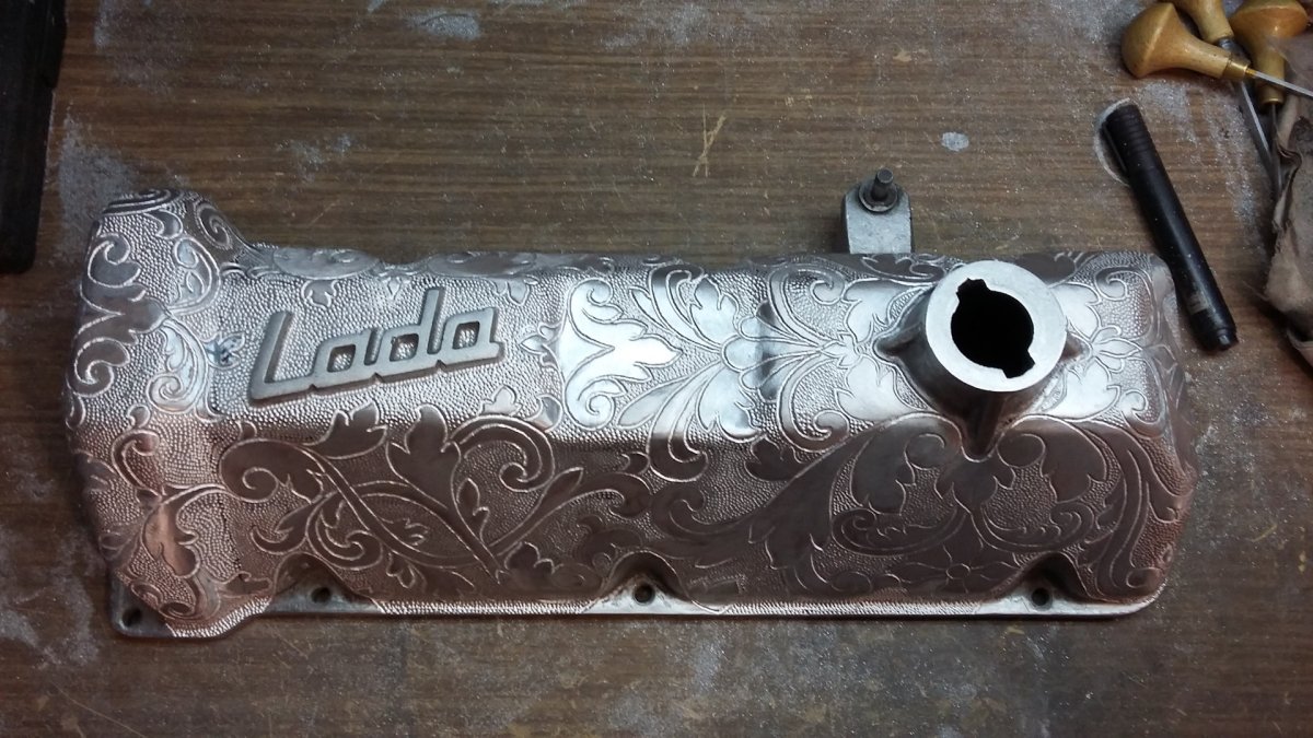 Алюминиевая клапанная крышка ВАЗ 2106