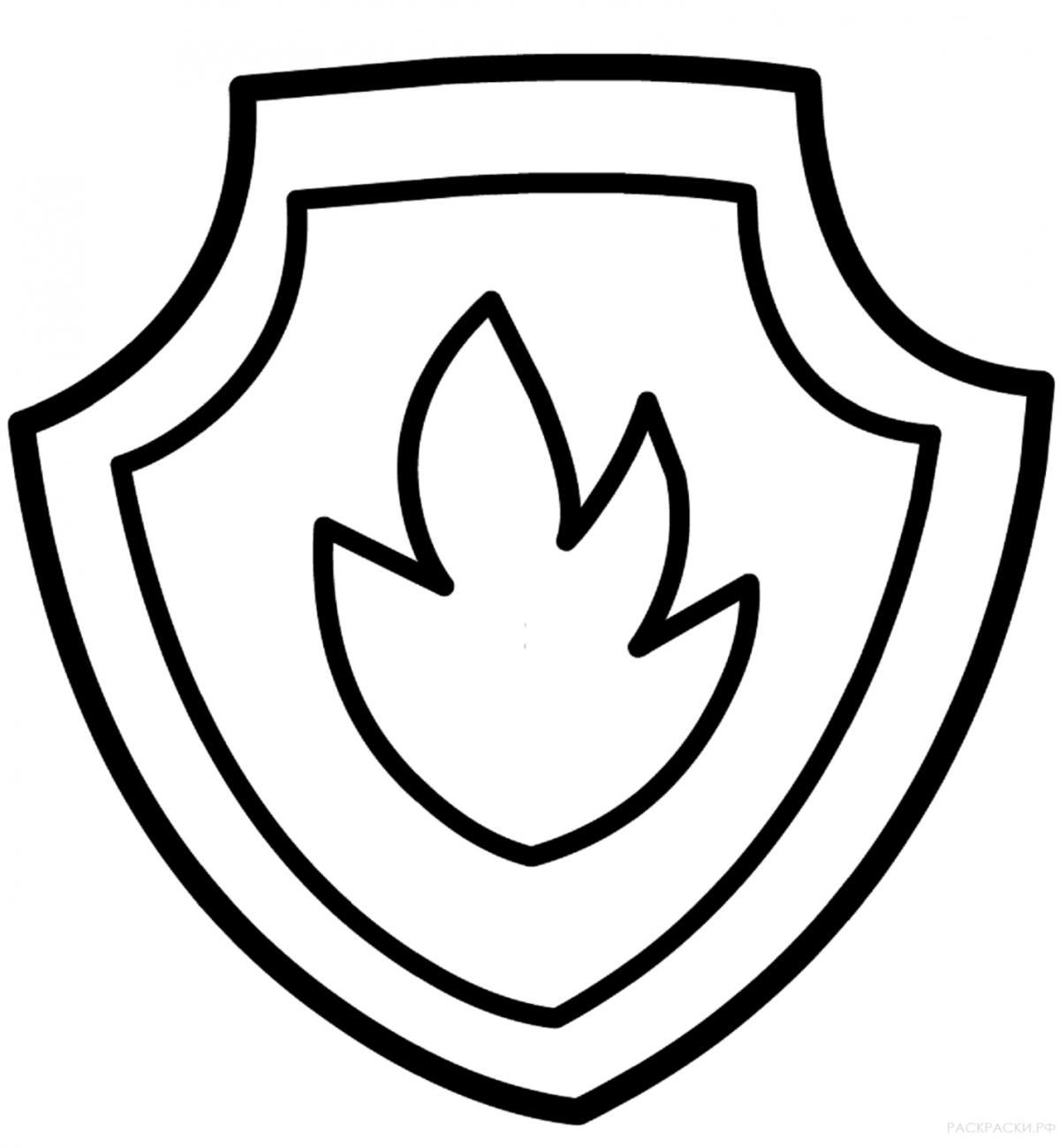 Герб Польши раскраска