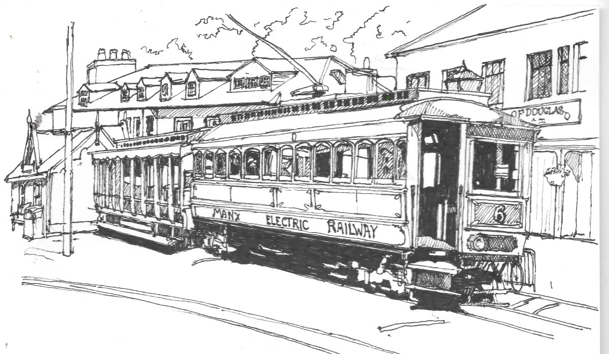 Ретро трамвай скетч