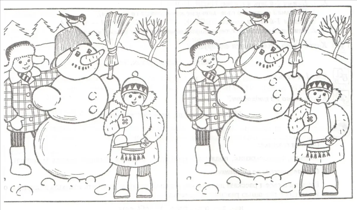 Времена года раскраска для детей