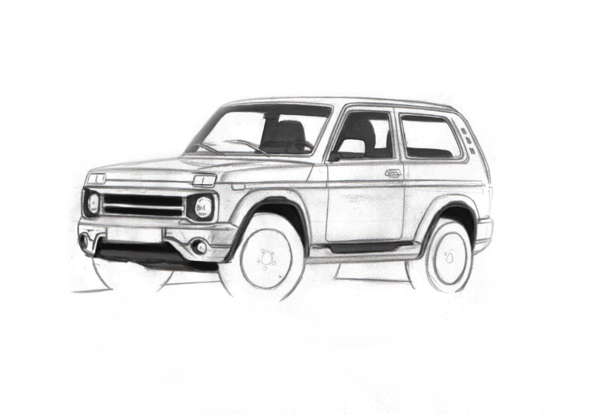 Раскраски машины УАЗ Патриот пикап