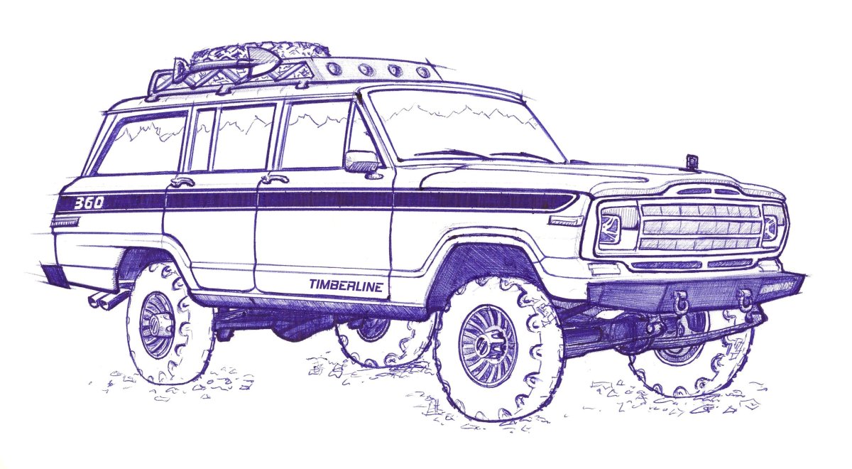 Раскраски Лада Шевроле Нива