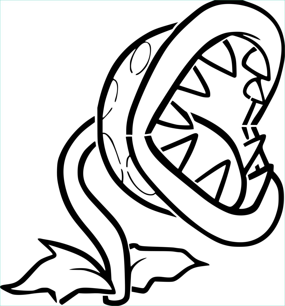 Раскраска Хищные растения