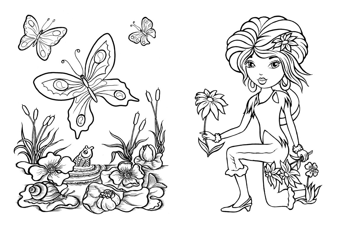 Комиксы для девочек 7 лет раскраски на а4