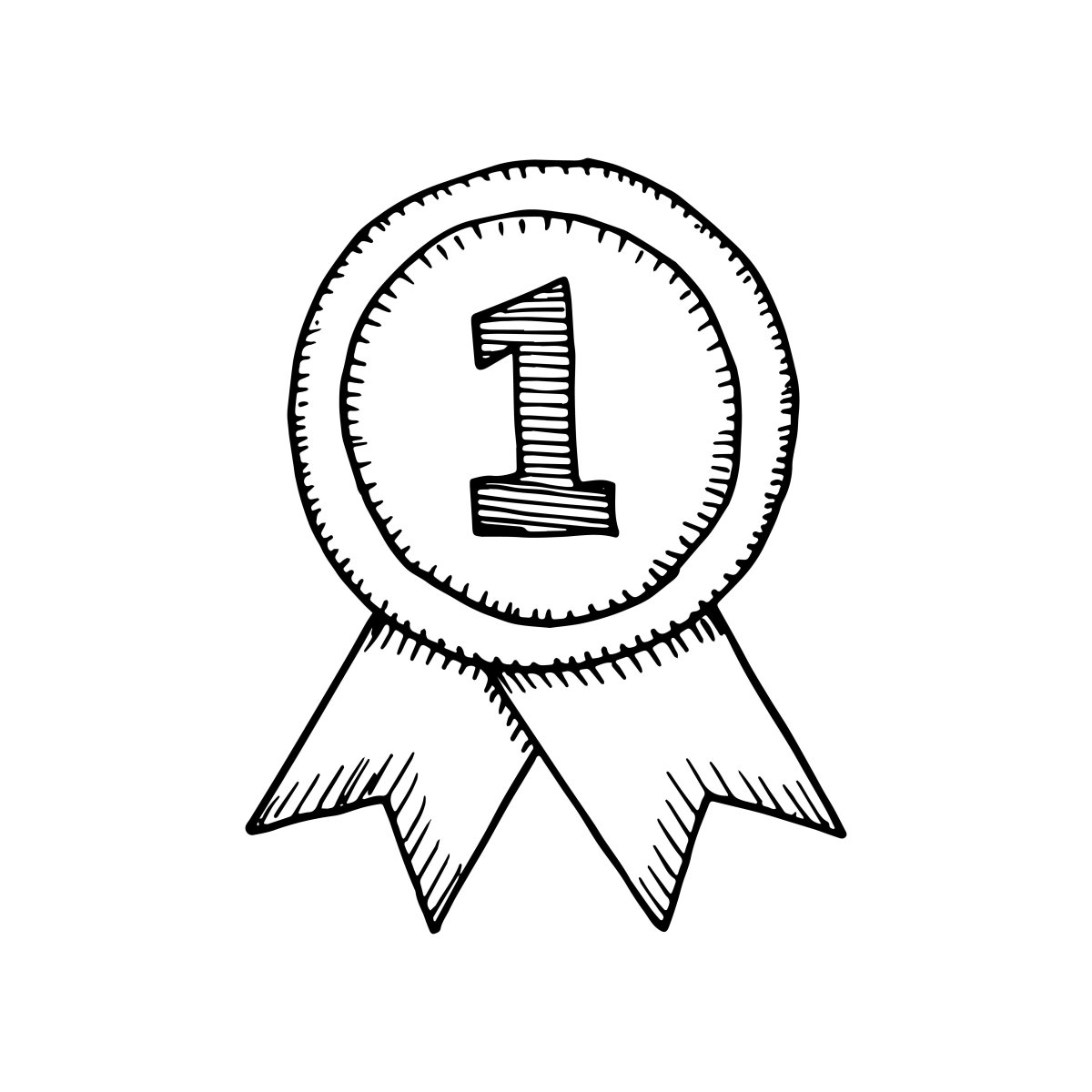 Медаль рисунок карандашом