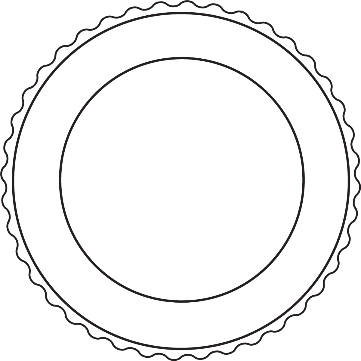 Тарелка для раскрашивания