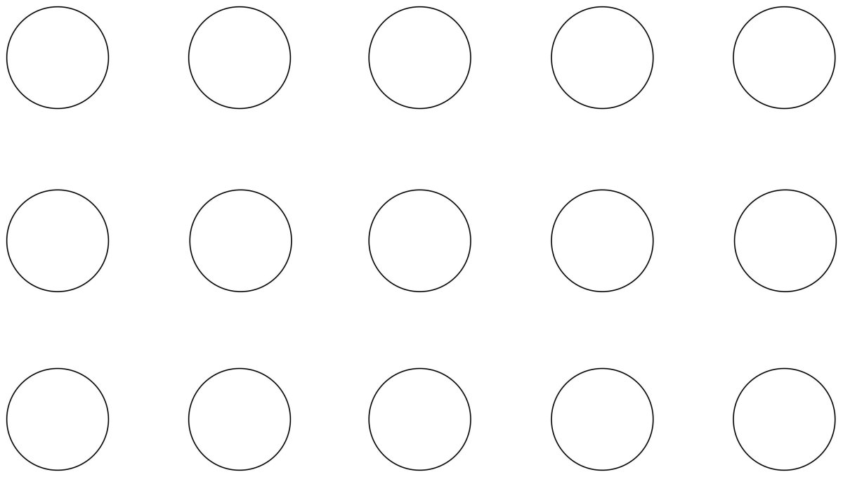 Кружочки трафарет для вырезания