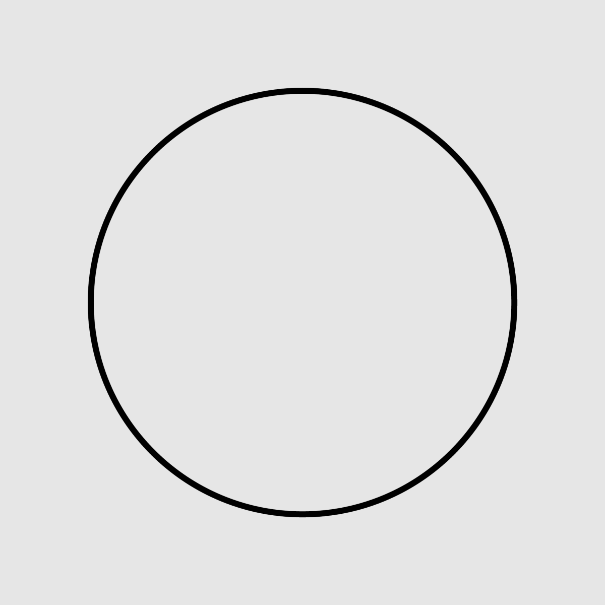 Круг раскраска