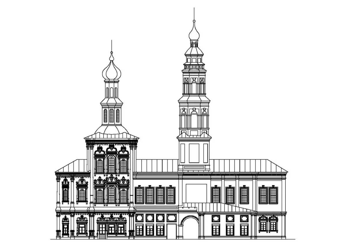 Церковь Иоанна Предтечи Соликамск план
