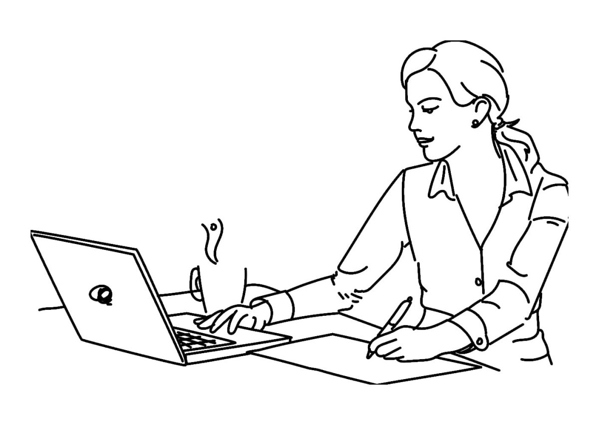 Раскраска бухгалтер для детей