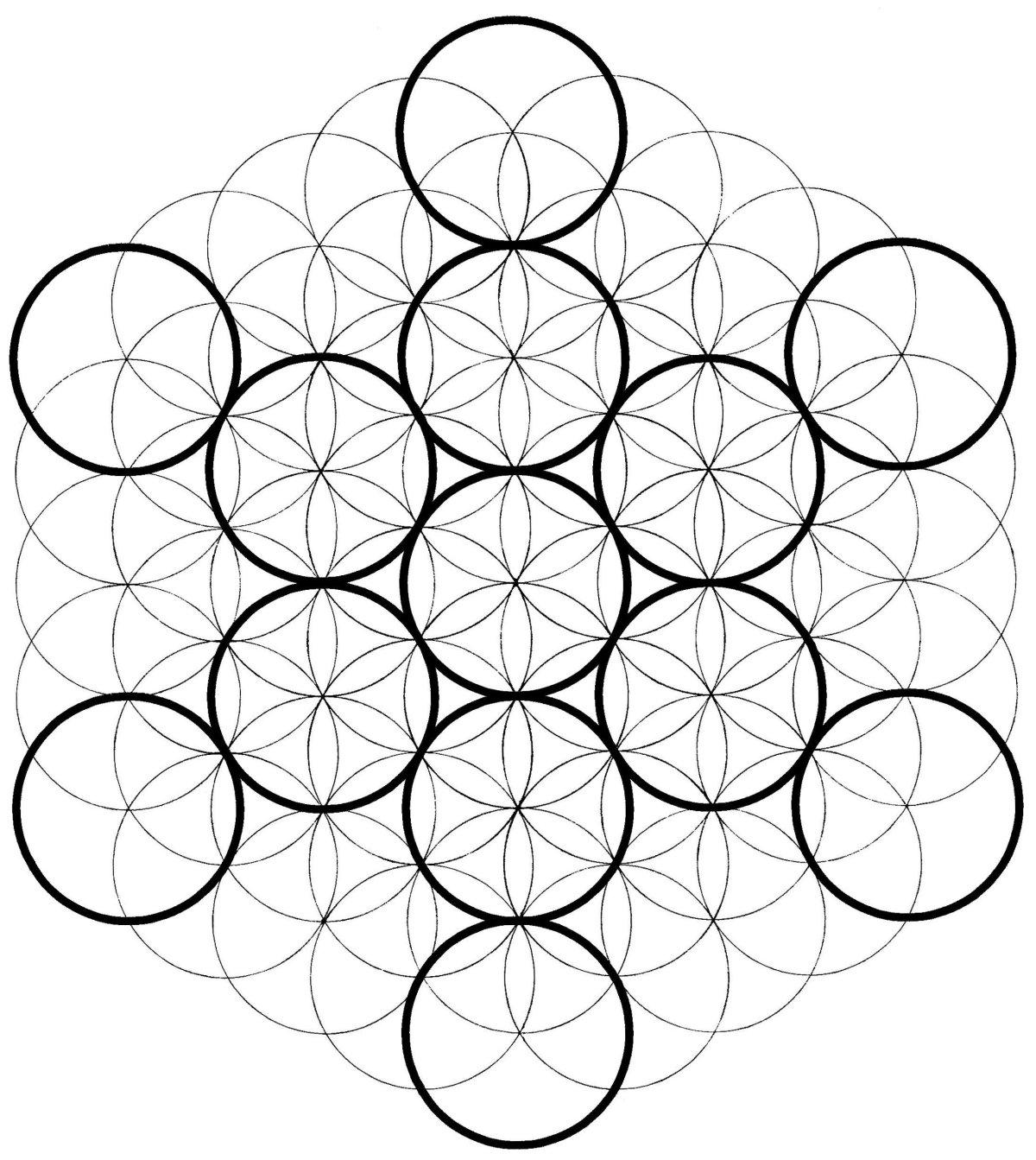 Рисунки циркулем