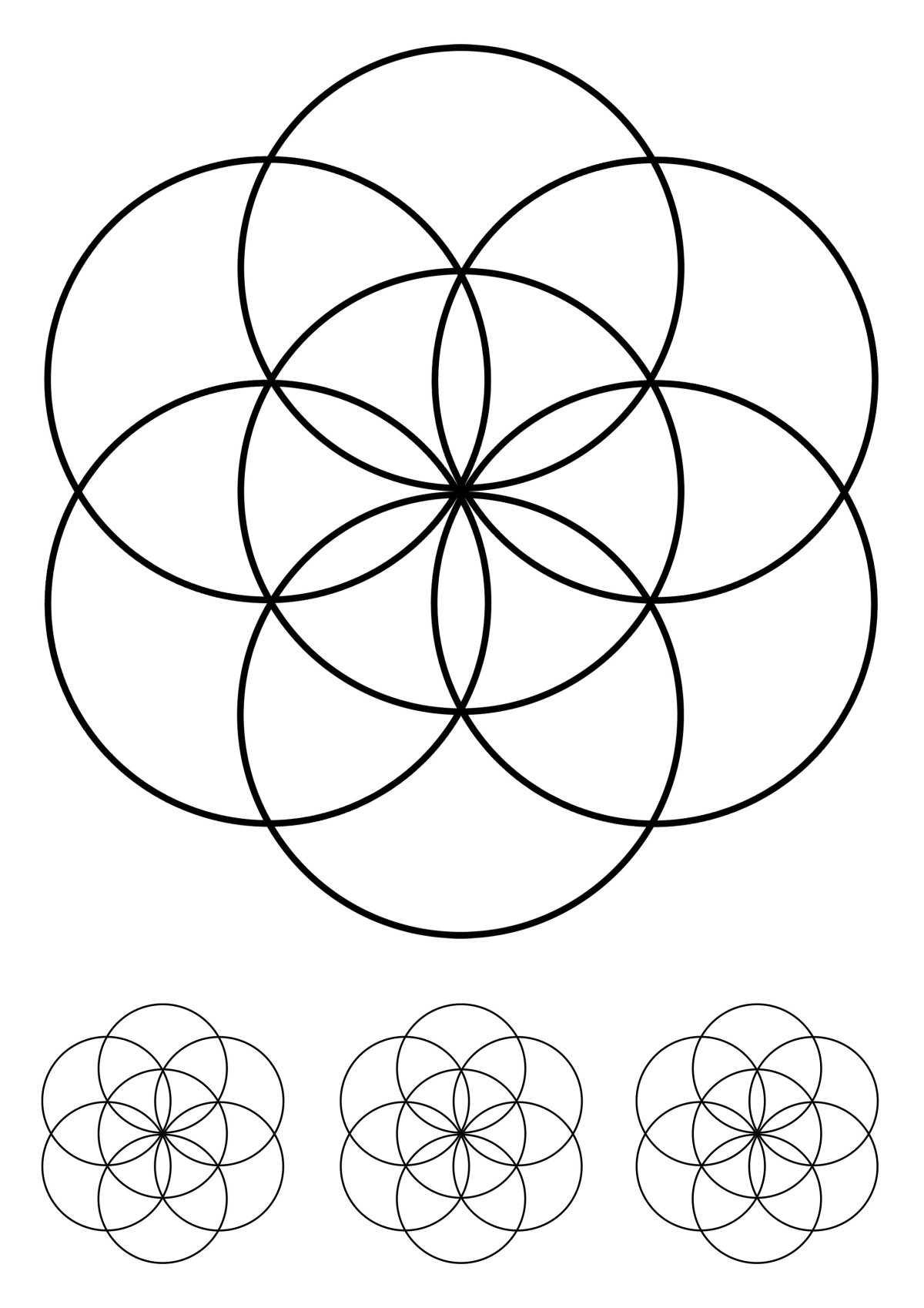 Орнамент из кругов