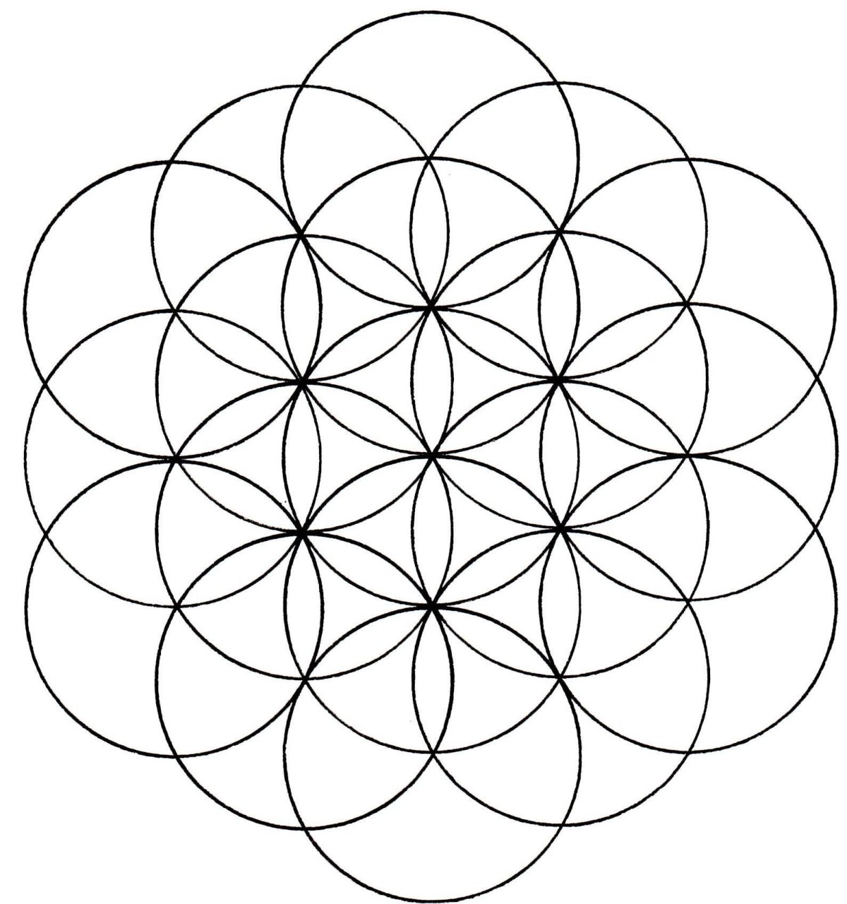 Цветок жизни плод жизни семя жизни Сакральная геометрия