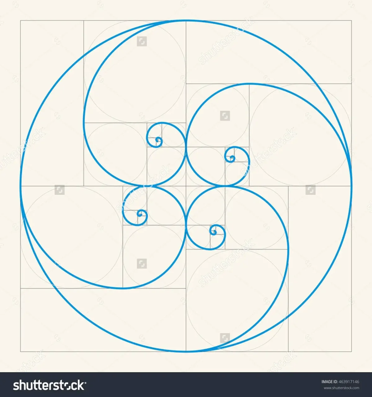 Символ Фибоначчи золотое сечение