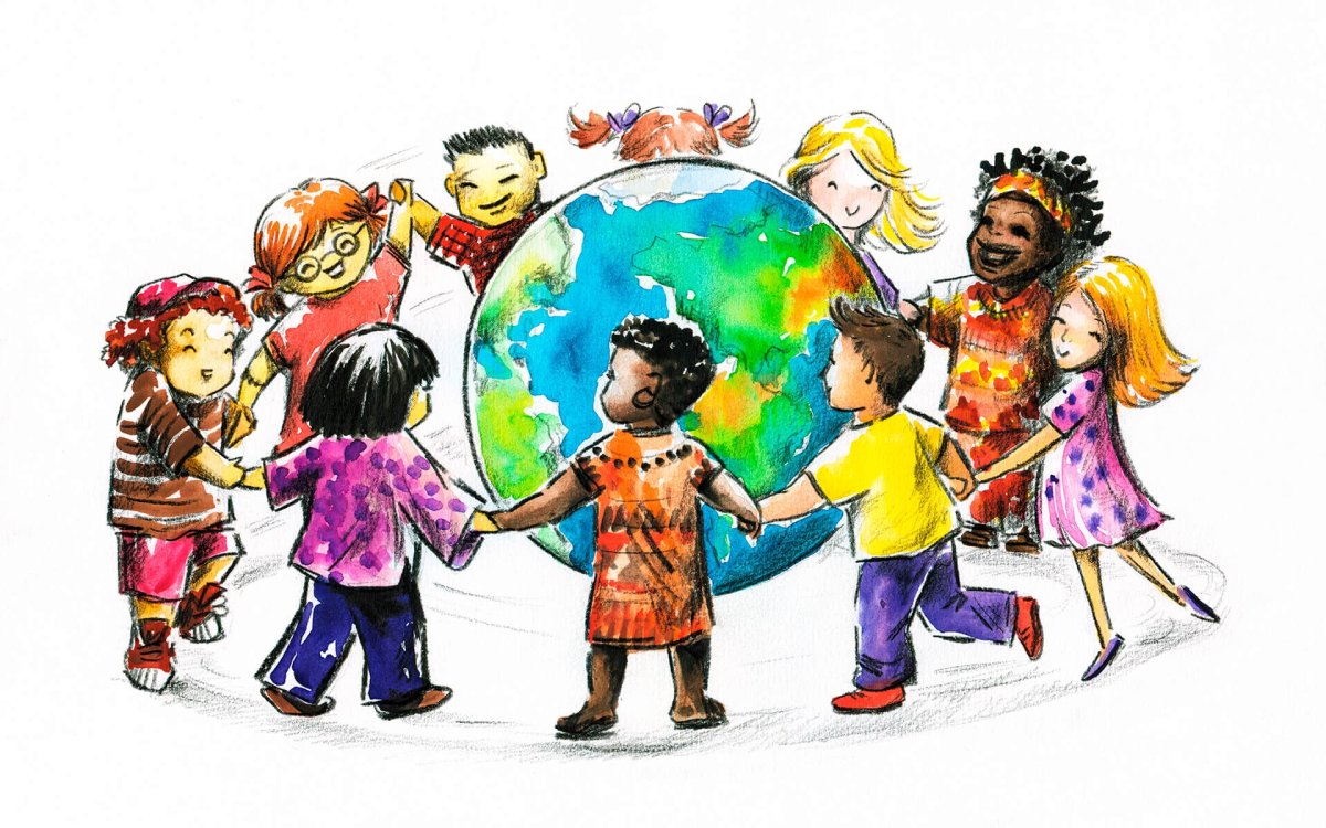 Дружба народов на земном шаре