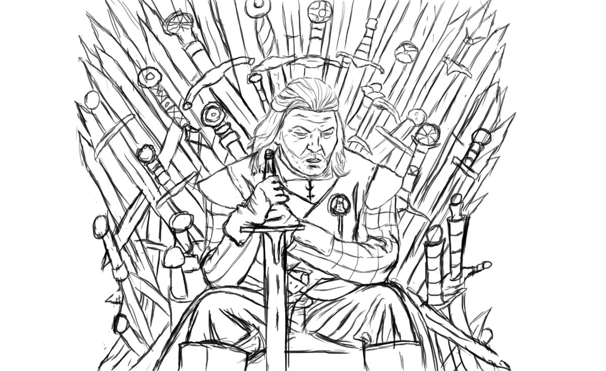 Трон для рисования