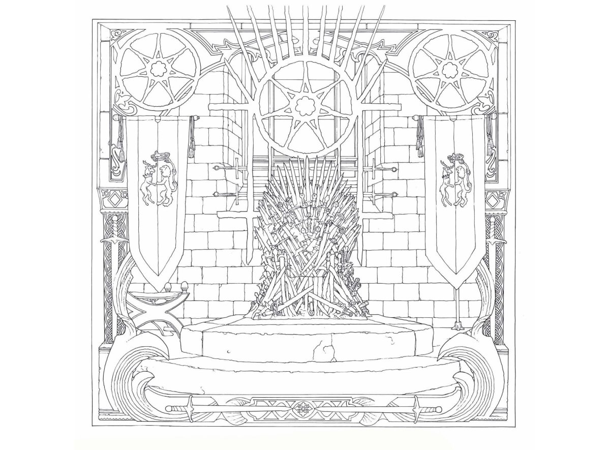 Тронный зал скетч