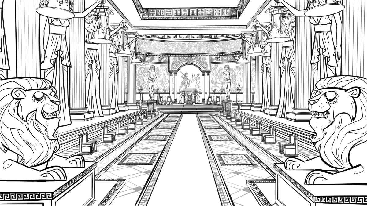 Стул Барокко вектор