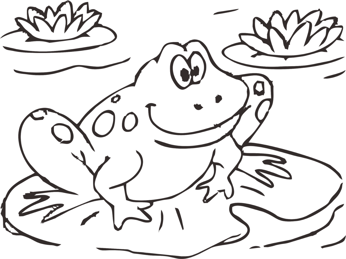 Лягушонок с камышом