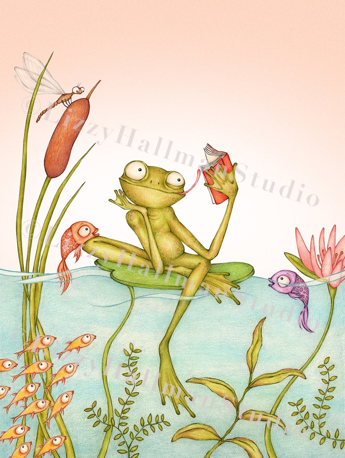 Лягушка раскраска